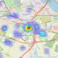 Fox Estates - Dartford listings heatmap