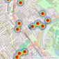 Fox Gregory - St. Johns Wood listings heatmap