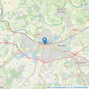 Foxtons - Covering Berkshire listings heatmap