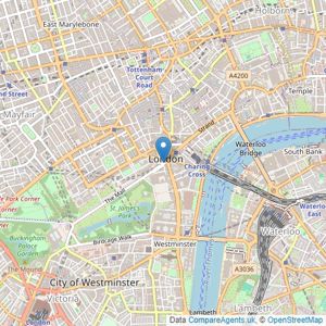 Foxtons - Ealing listings heatmap