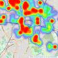 Foxtons - Peckham listings heatmap