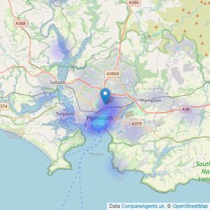 Francis Stuart - Plymouth listings heatmap