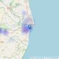 Frank Estate Agency Limited - Suffolk listings heatmap