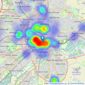 Frank Innes - Nottingham listings heatmap