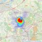 Frank Schippers - Crowthorne listings heatmap