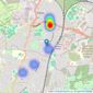 Franklin Cole Properties - Bristol listings heatmap