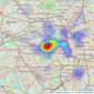 Fraser & Co - London West End listings heatmap