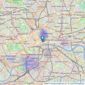 Freder - London listings heatmap