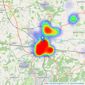 Freeman Forman - Tonbridge listings heatmap