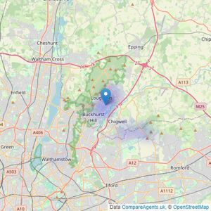 Friend & Farrelly - Loughton listings heatmap