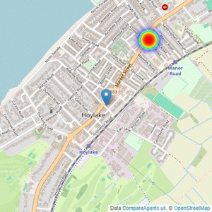 Frobishers - Hoylake listings heatmap