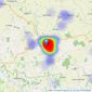 Frost and Partners - Hadleigh listings heatmap