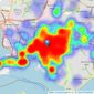 Frost&Co - Poole listings heatmap