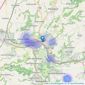 Frowens Estate Agents - Stroud listings heatmap