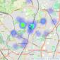 Fullers Estates - London listings heatmap