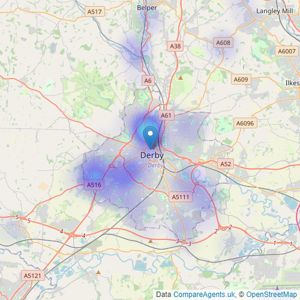 Gadsby Nichols - Derby listings heatmap