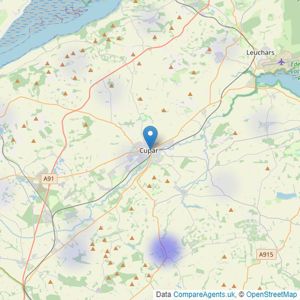 Galbraith - Cupar listings heatmap