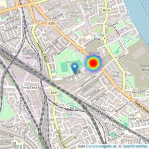 Galliard Homes Ltd listings heatmap