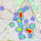 Galloways - West Norwood listings heatmap