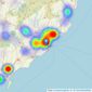 Garforth Gray - Isle of Man listings heatmap