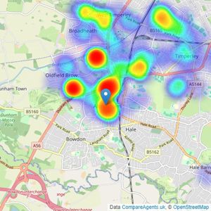 Gascoigne Halman - Altrincham listings heatmap