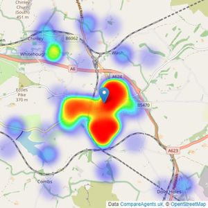 Gascoigne Halman - Chapel-En-Le-Frith listings heatmap