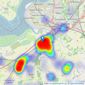 Gascoigne Halman - Frodsham listings heatmap