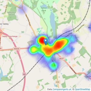 Gascoigne Halman - Knutsford listings heatmap