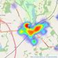 Gascoigne Halman - Knutsford listings heatmap