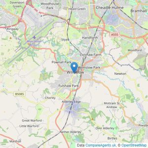 Gascoigne Halman Land and New Homes - Wilmslow listings heatmap