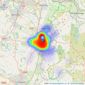 Gascoigne Halman - Macclesfield listings heatmap