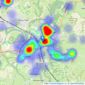 Gascoigne Halman - Marple Bridge listings heatmap