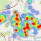 Gascoigne Halman - Poynton listings heatmap