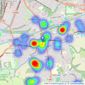 Gascoigne Halman - Stockton Heath listings heatmap