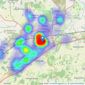 Gascoigne-Pees - Basingstoke listings heatmap