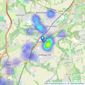 Gascoigne-Pees - Godalming listings heatmap