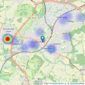 Gascoigne-Pees - Horsham listings heatmap