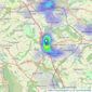 Gates Estates - Barnsley listings heatmap