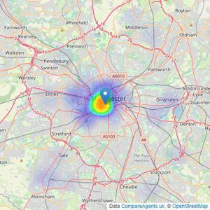 Genesis City Ltd - Manchester listings heatmap