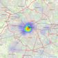 Genesis City Ltd - Manchester listings heatmap