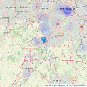 Genie Homes - Birmingham listings heatmap