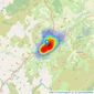 Geo & Jas Oliver - W.S, Hawick listings heatmap