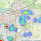 Geoffrey Matthew Estates - Old Harlow listings heatmap