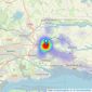 George Homes - Rayleigh listings heatmap