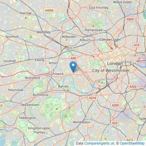 GetGround - London listings heatmap