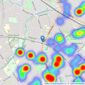 Gibbs Gillespie - Harrow Sales listings heatmap