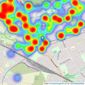 Gibbs Gillespie - Ruislip  Sales listings heatmap