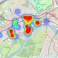 Gibbs Gillespie together with Thorgills - Brentford listings heatmap