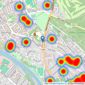 Gibson Lane - Ham listings heatmap