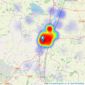 Giggs & Company - St. Neots listings heatmap